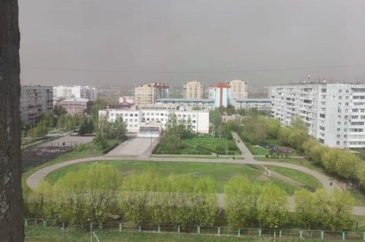    В Омскую область снова придёт пыльная буря из Казахстана