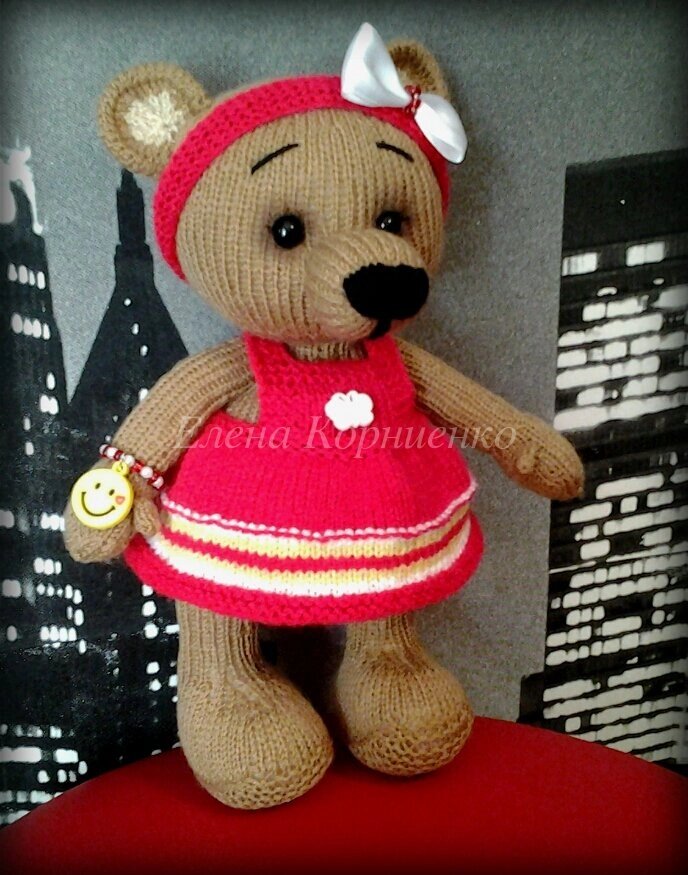 Мишутка спицами. Фото 2015 г