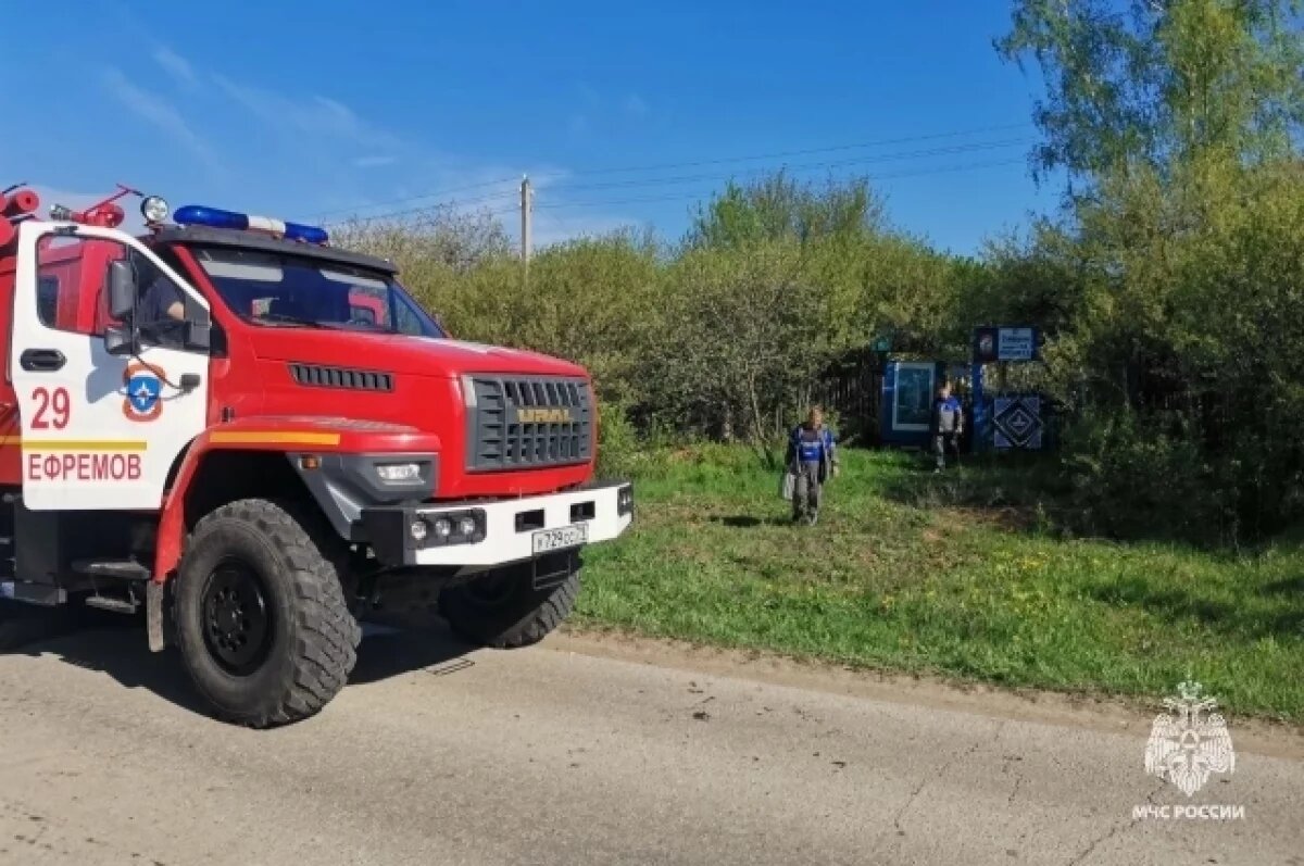    В Ефремовском округе в результате пожара погиб мужчина