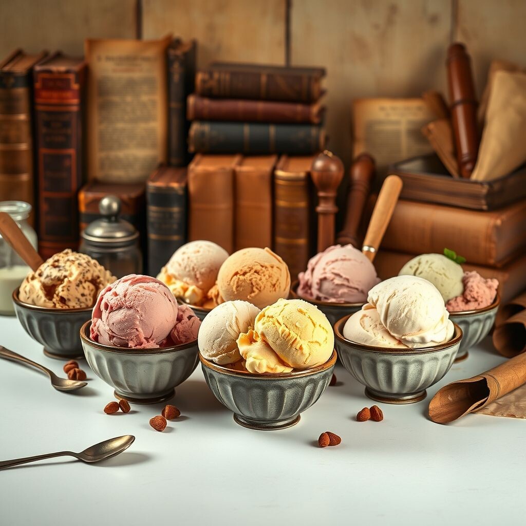 мороженое сквозь века...