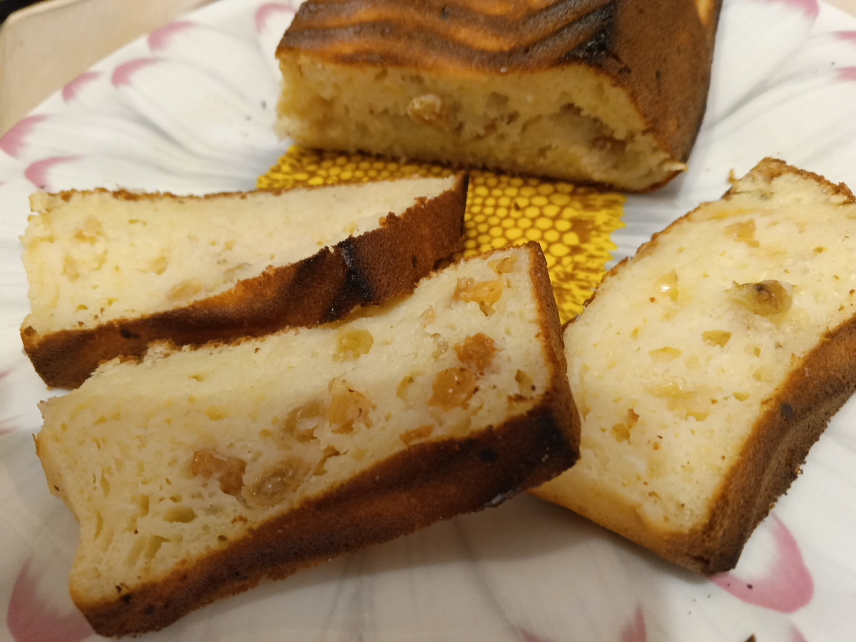 фото автора: кекс на кефире с изюмом