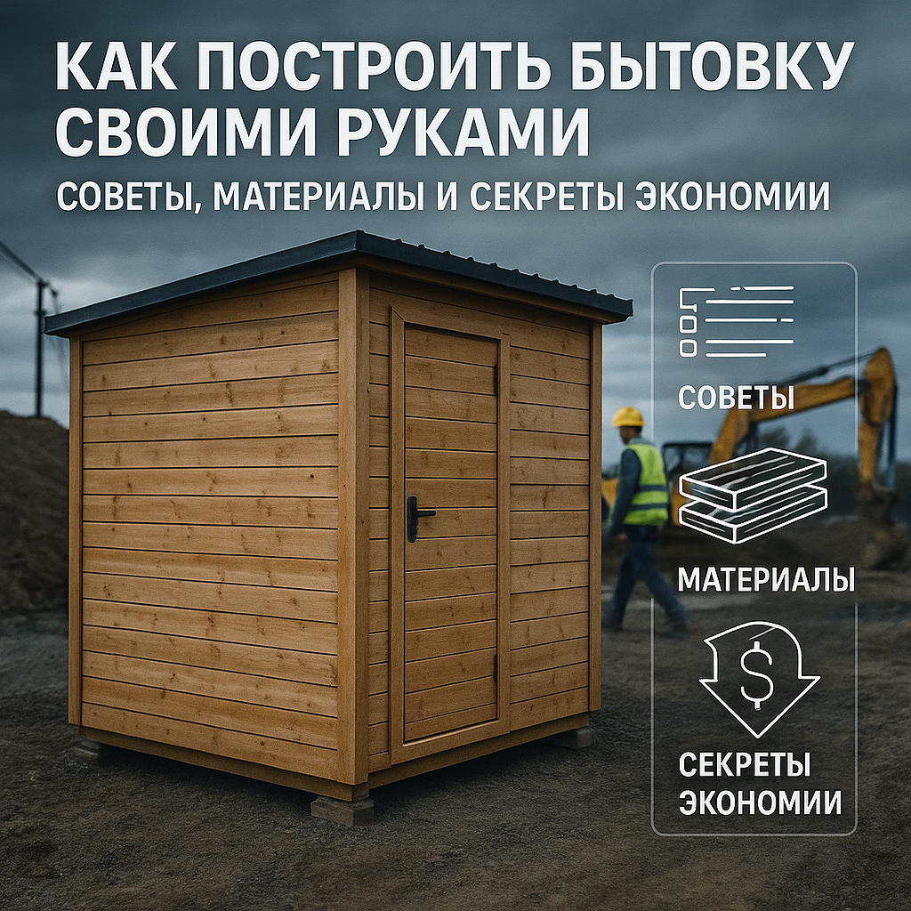    Как построить бытовку своими руками: советы, материалы и секреты экономии