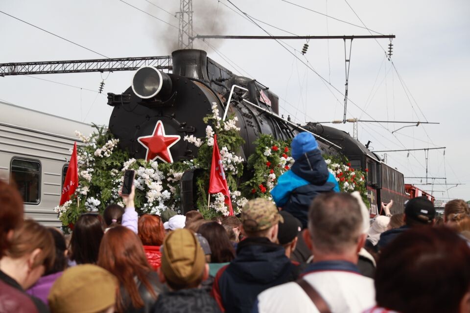    Ретропоезд "Эшелон Победы". Источник: Олег Укладов