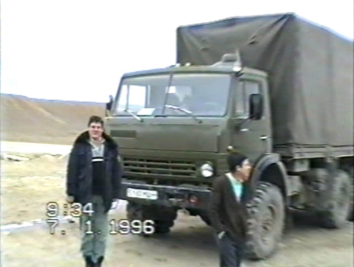 Остановка возле источника перед Шетпе