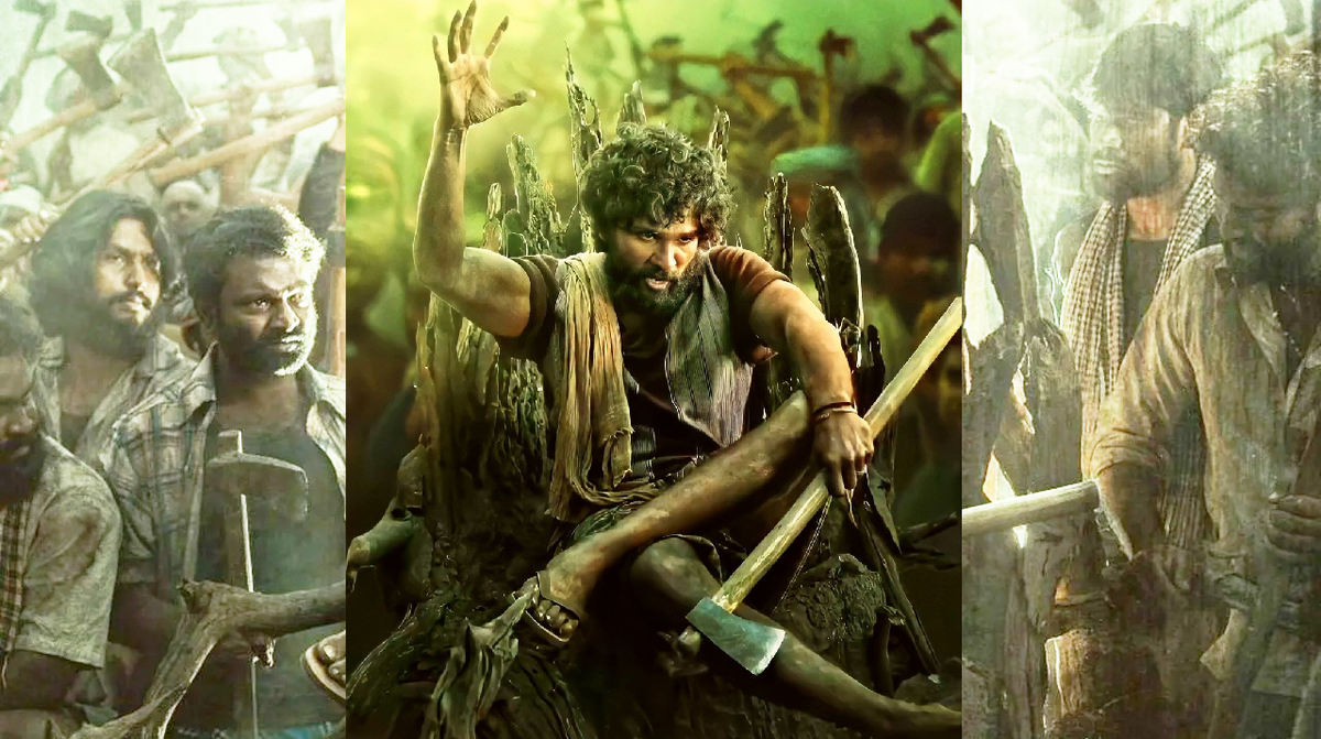 Аллу Арджун в роли Пушпы