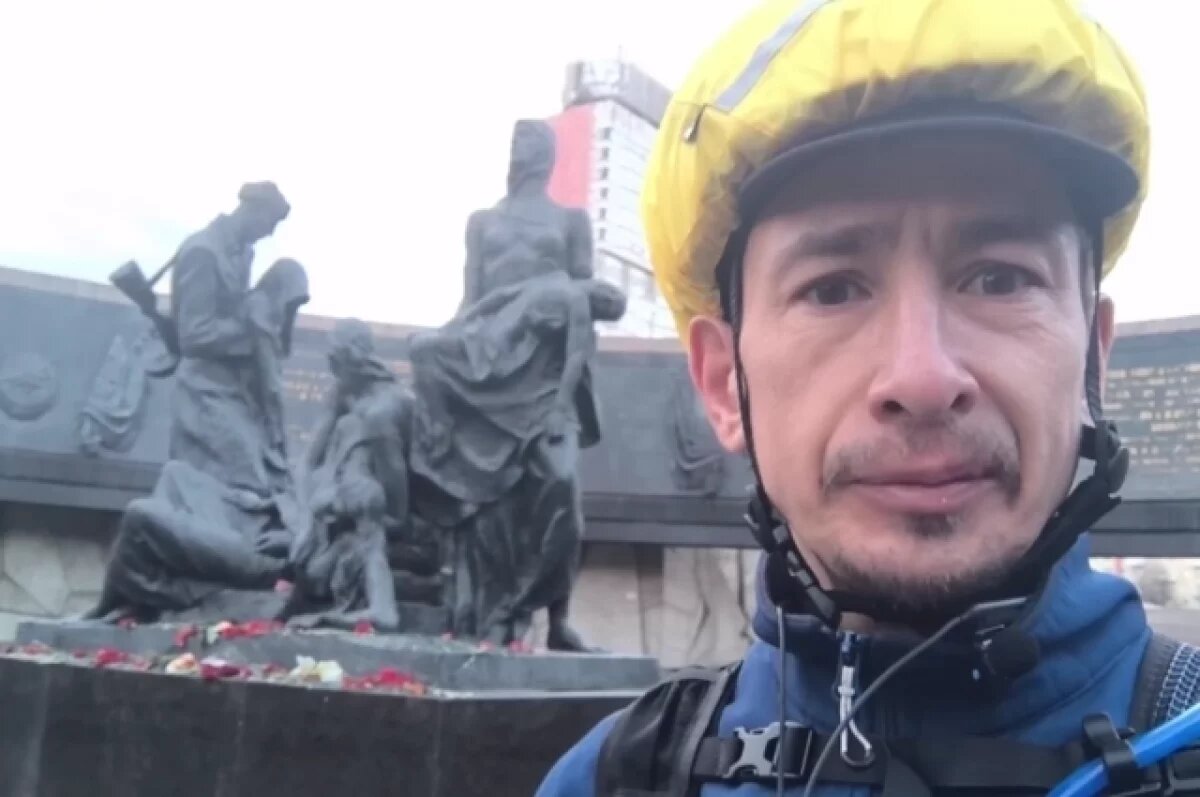    Автор и участник велопробега Алексей Ильмухин.