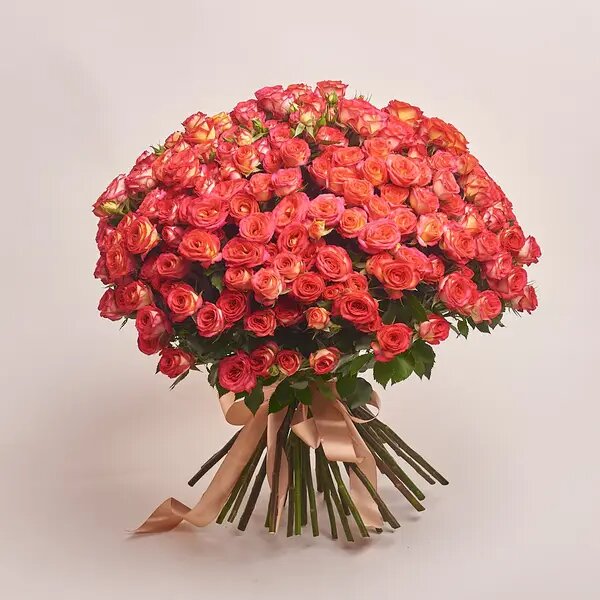   Кустовые розы, монобукет от AzaliaNow Мария Казённова