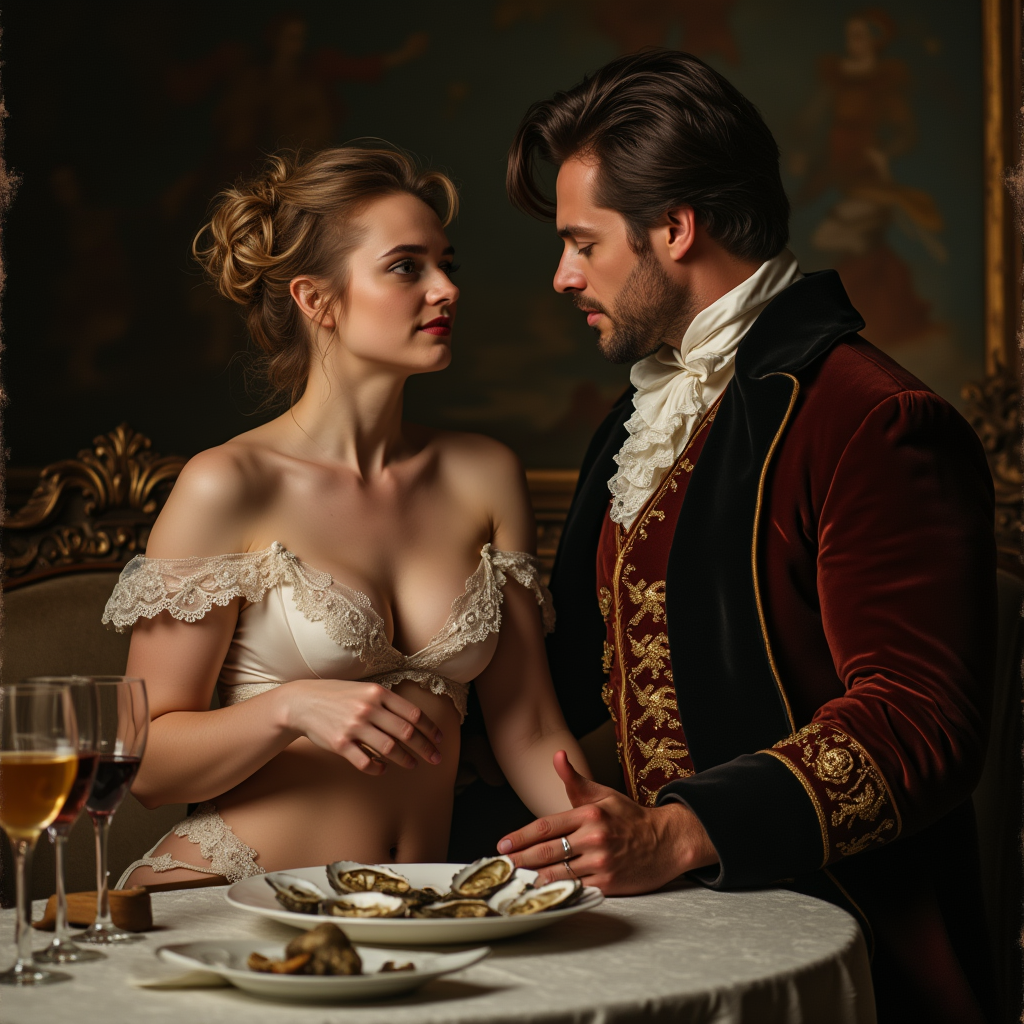 Казанова после ужина готов перейти к десерту.