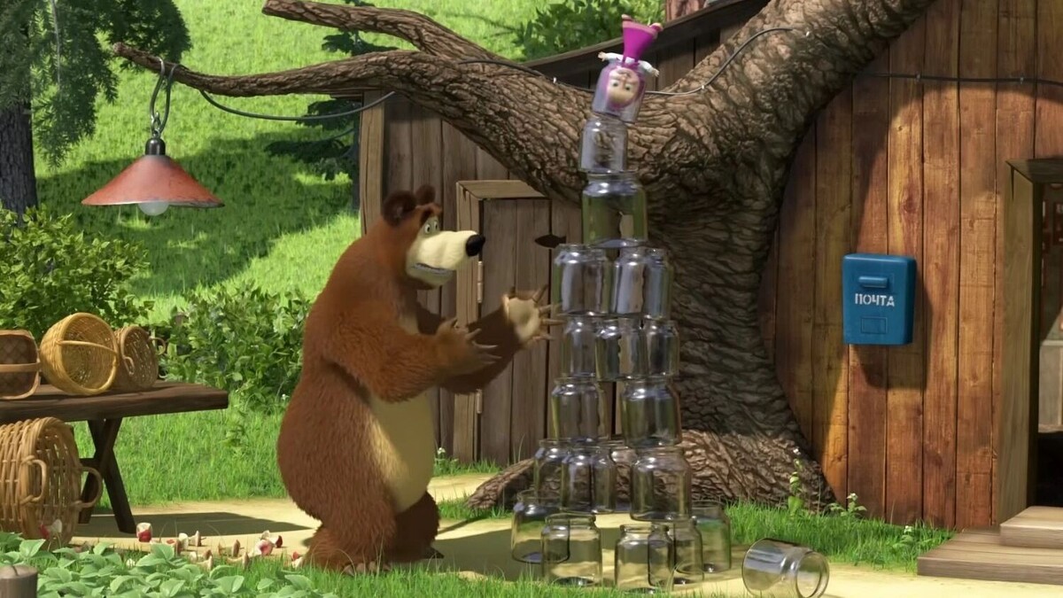 «Маша и Медведь» переезжает на Кипр? Фото: скриншот «Маша и Медведь»