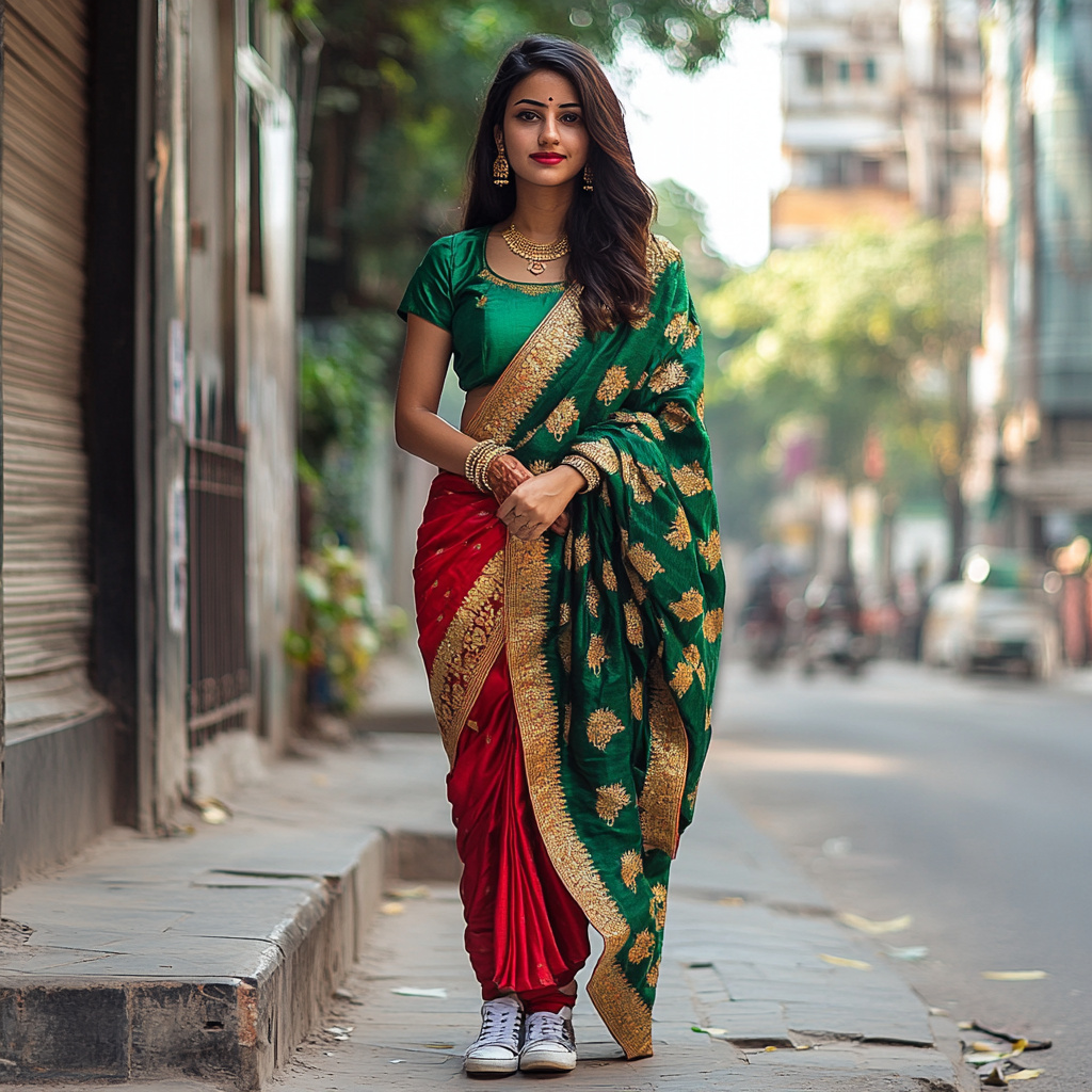 Современная Индия — это сари и кеды на одном человеке. Традиция не исчезает, она выходит на улицу. 