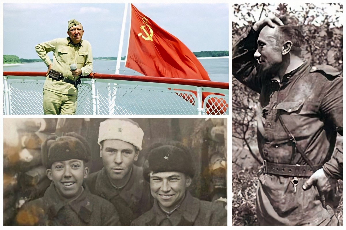 мой фотоколлаж - Прежде чем стать звёздами, они были солдатами. Кто перед вами? Тест