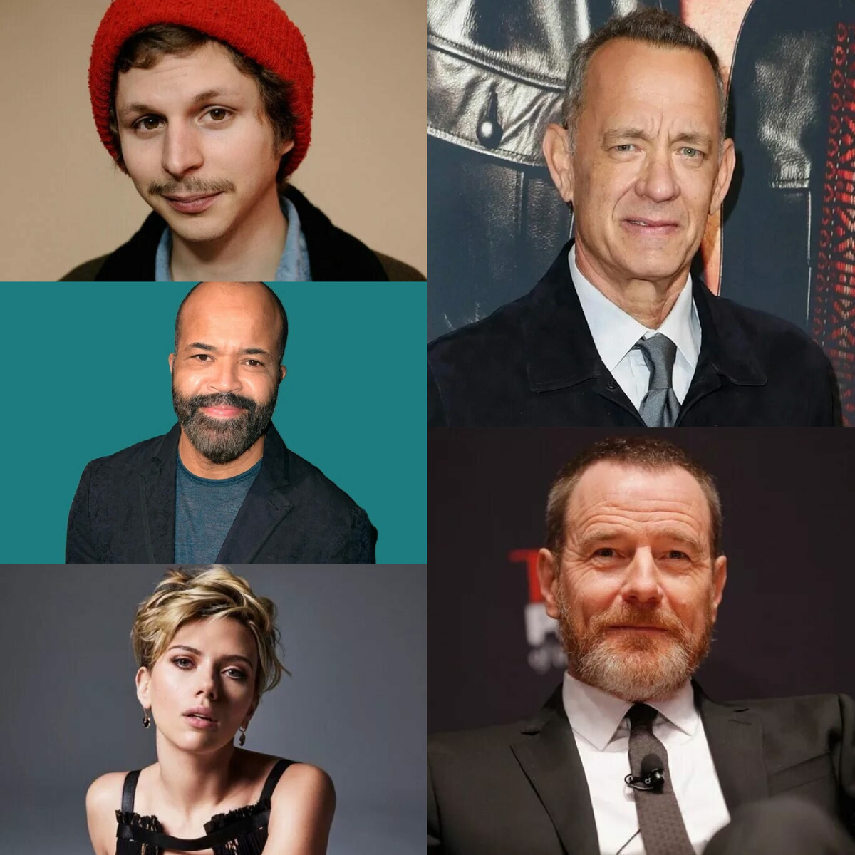 Майкл Сера, Джеффри Райт, Скарлетт Йоханссон, Том Хэнкс,Брайан Крэнстон.