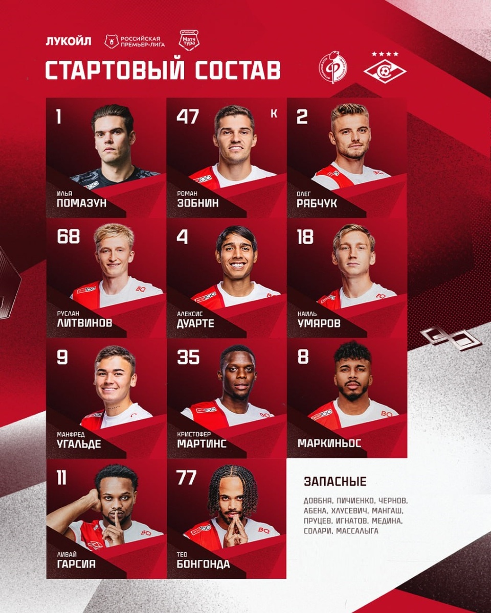 Фото из телеграм-канала "Спартака"