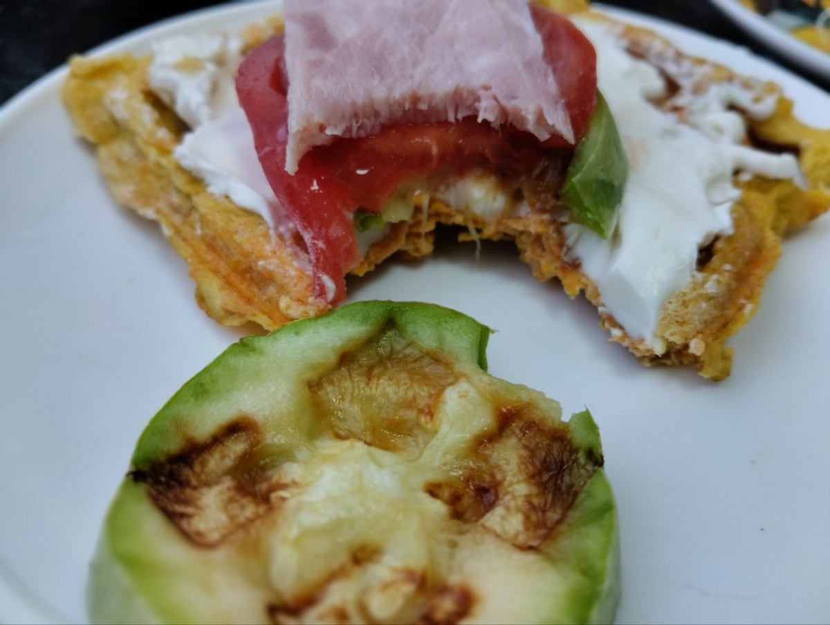 Морковно-сырные вафли