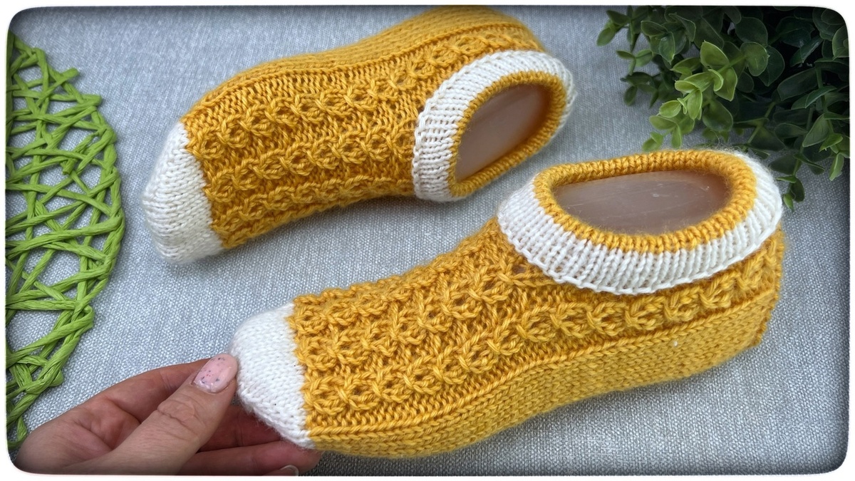 ВАМ ПОНРАВЯТСЯ ЭТИ СЛЕДКИ! Очень простые следки-носочки. Подробный Мастер класс