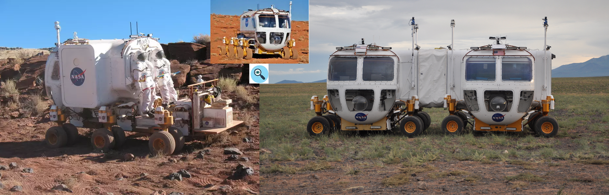 Разные модификации Лунного ровера