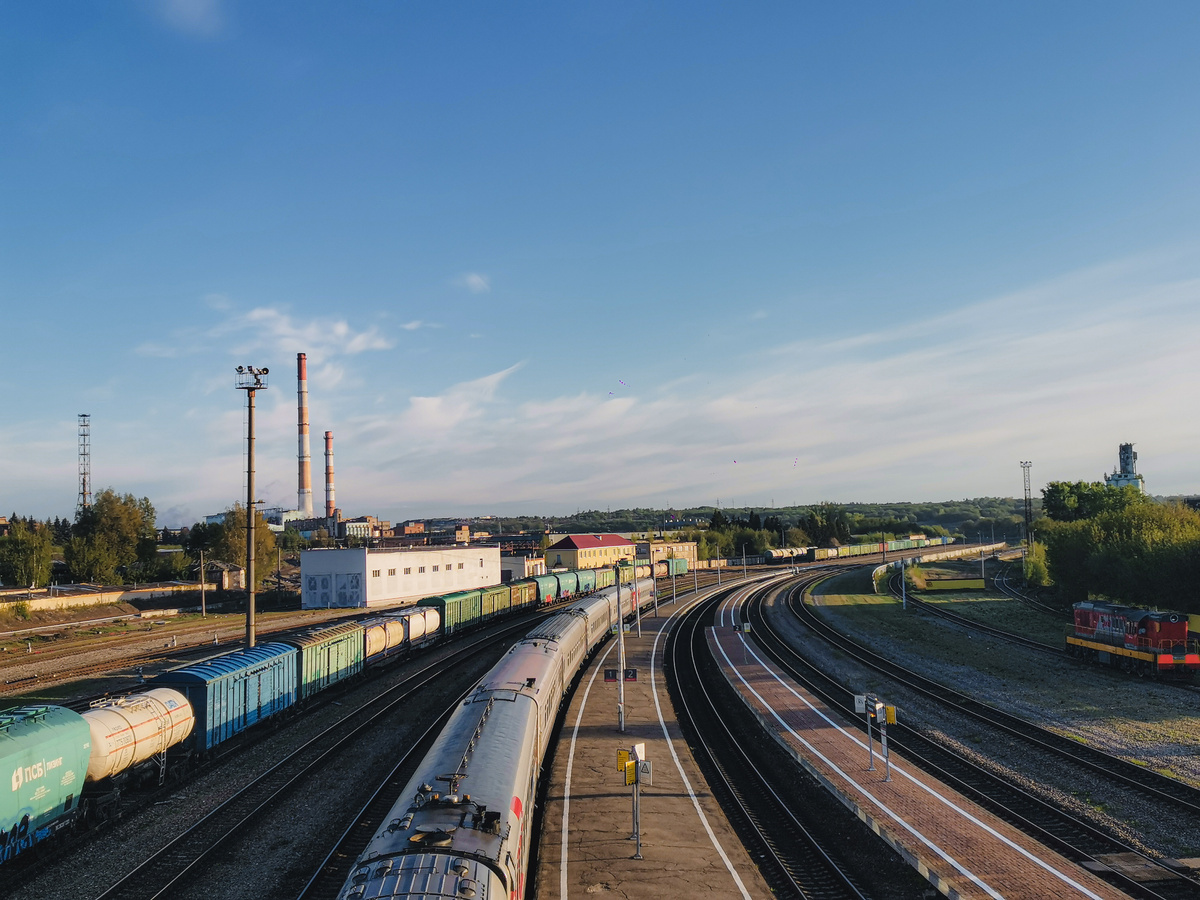 г. Ефремов, на ж/д станции