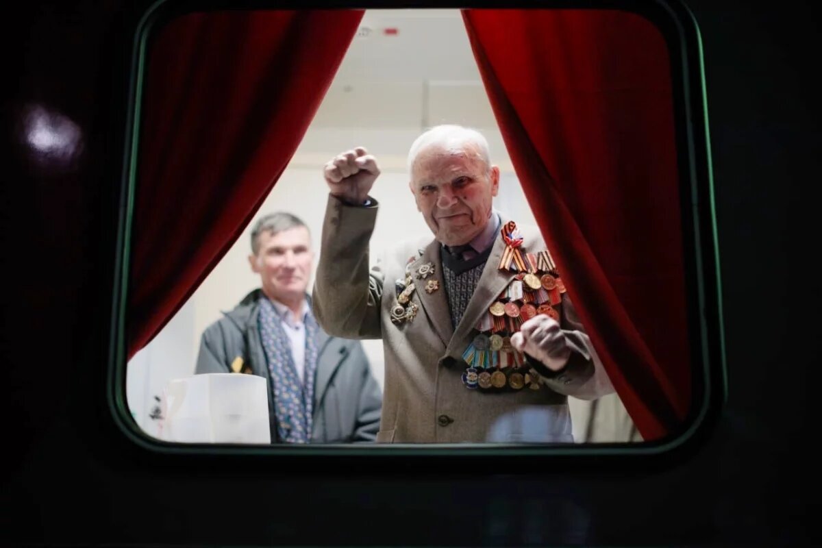    Ветеран из Иркутска отправился в Москву на Парад Победы 9 мая