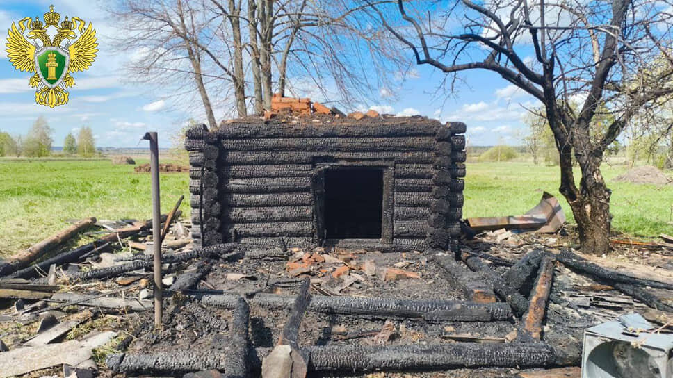 В деревне Люперсола в Марий Эл мужчина пострадал при пожаре в бане.📷Фото: Прокуратура Республики Марий Эл