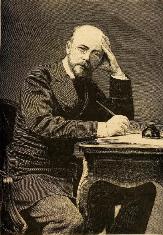 Петр Дмитриевич Боборыкин (1836-1921). Портрет "рѣзалъ на деревѣ А. Смирновъ"