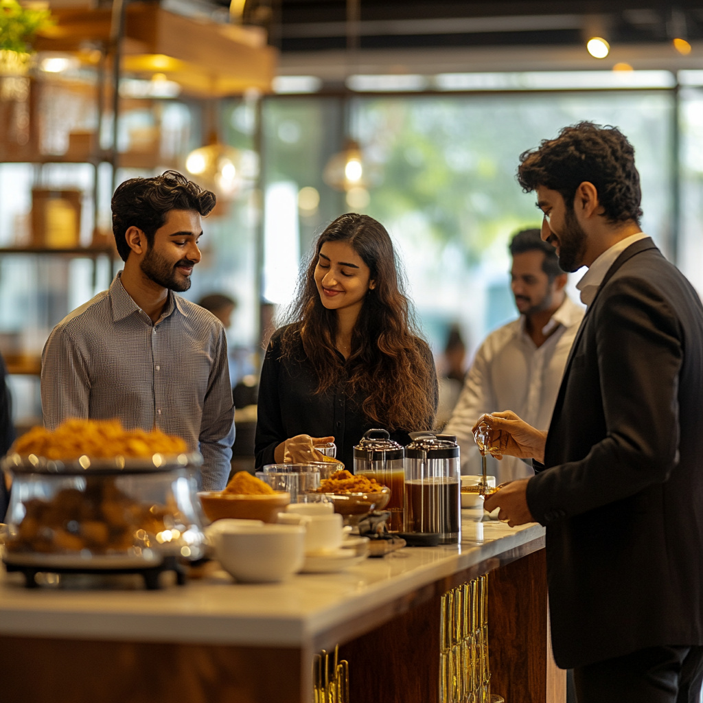 Чайная станция — главное место нетворкинга в индийском коворкинге. Именно здесь CEO встречается со стажёром, а стартапы находят инвесторов. 