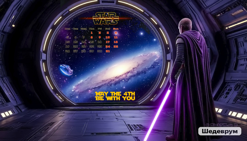 Календарь на май 2025 © NickFW.ru & Шедеврум v.2.5