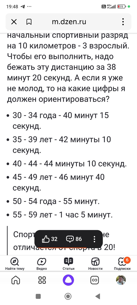 Насколько правильная таблица, не мне об этом судить. Но присмотреться можно. 