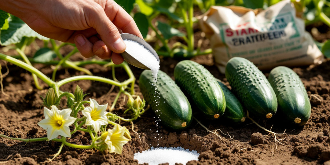 🥒 Закопайте 1 ч.л. крахмала под огурцы — завязей будет в 3 раза больше! Никакой пустотелости (результат на 15 плетях)