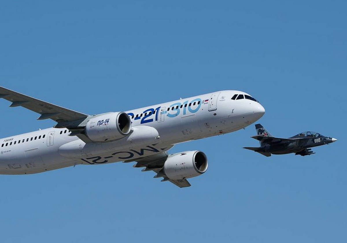 Первый опытный МС-21РУС. Фото ОАК