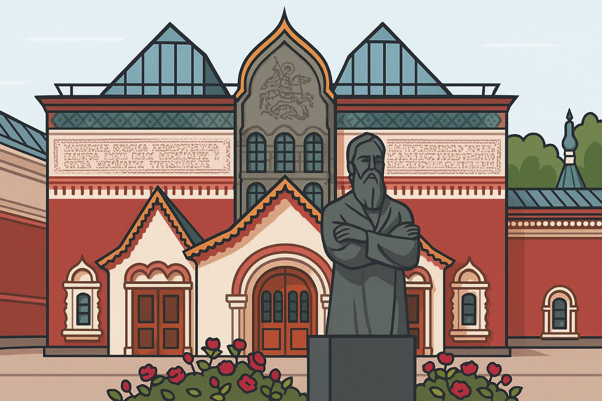 Третьяковская галерея. Иллюстрация автора