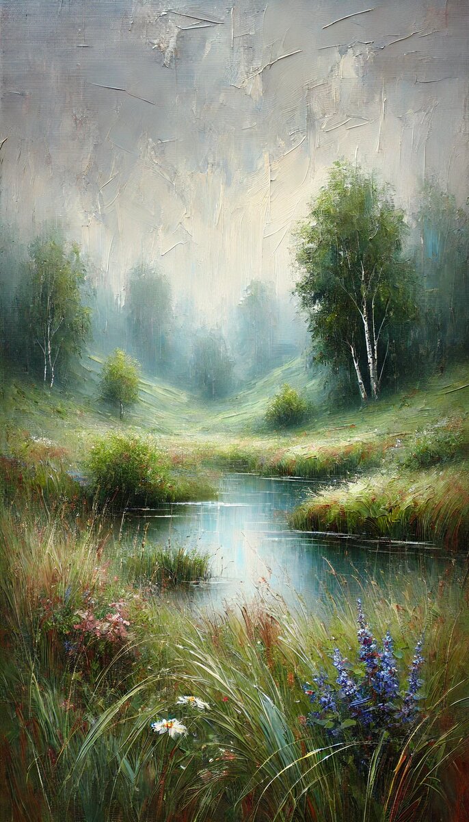 Картина: Затопленная низина