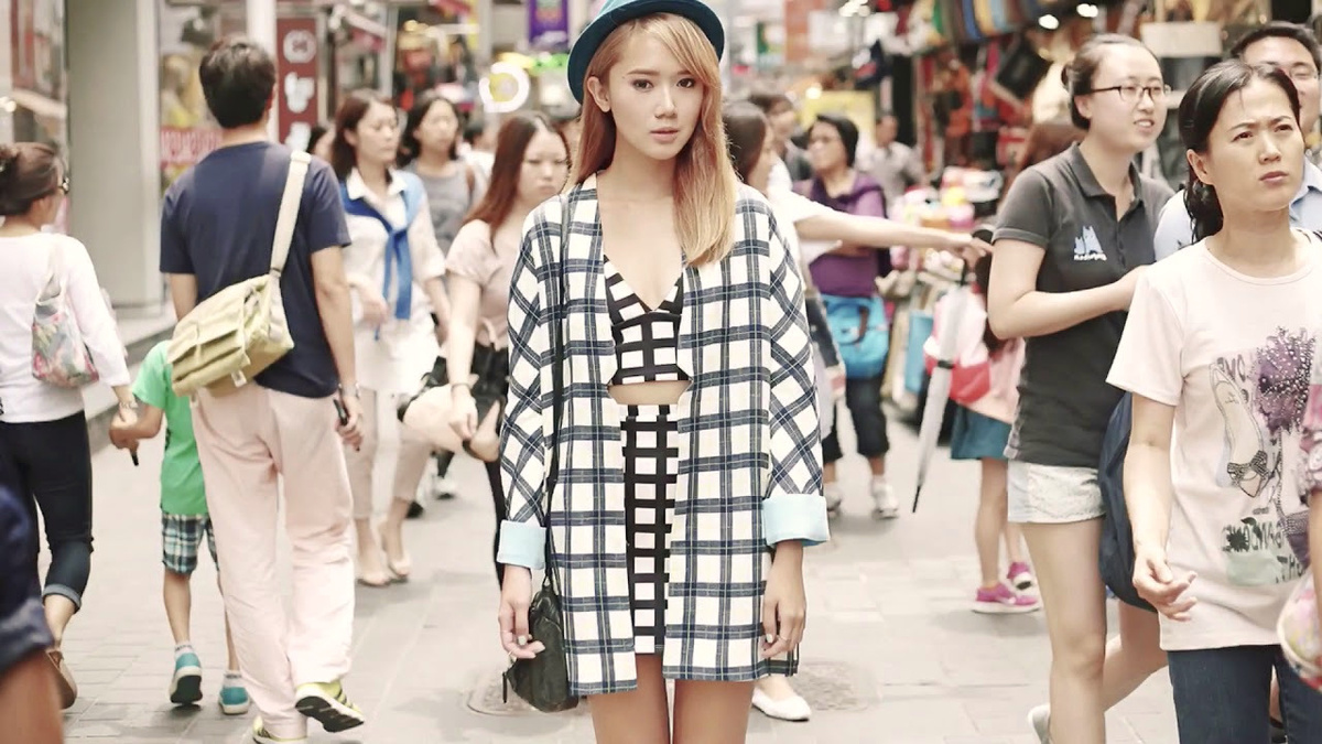 Модная девушка из Сеула