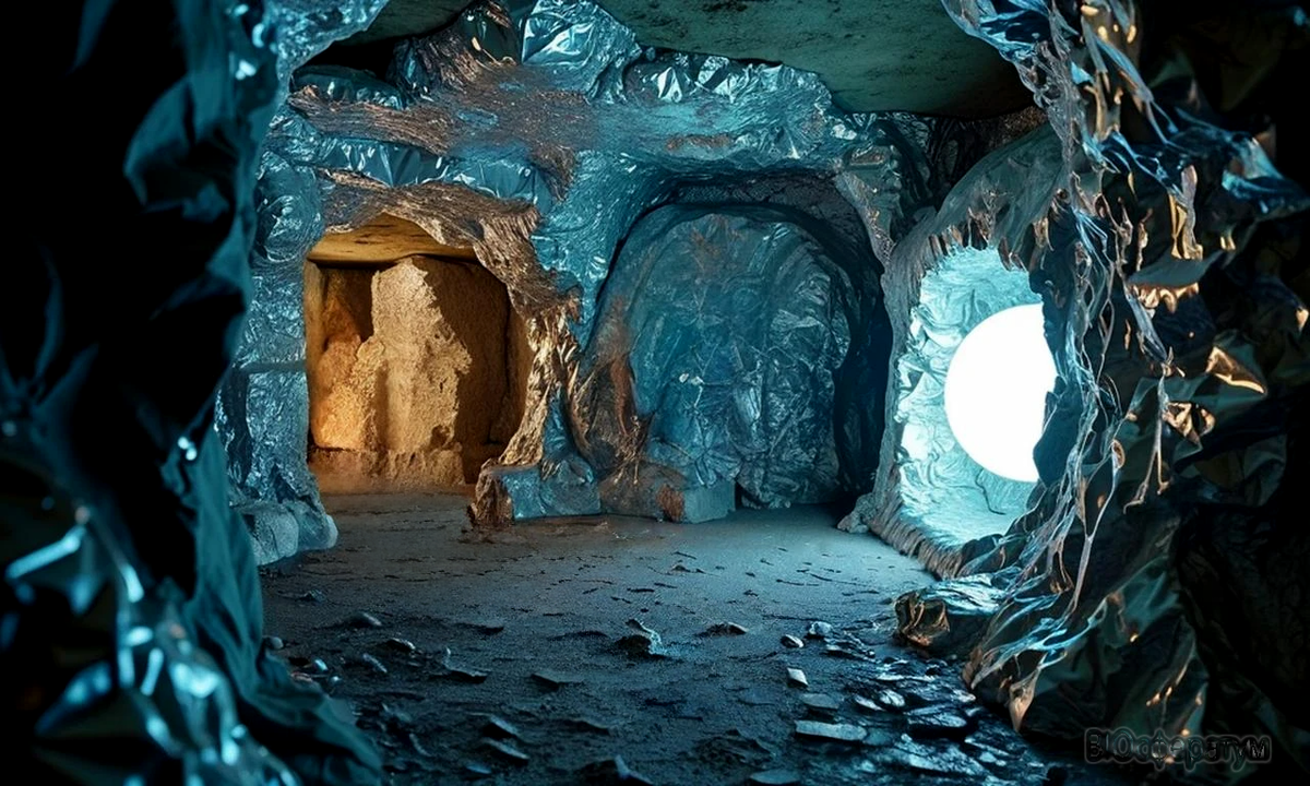 В стене пульсировал странный шар.