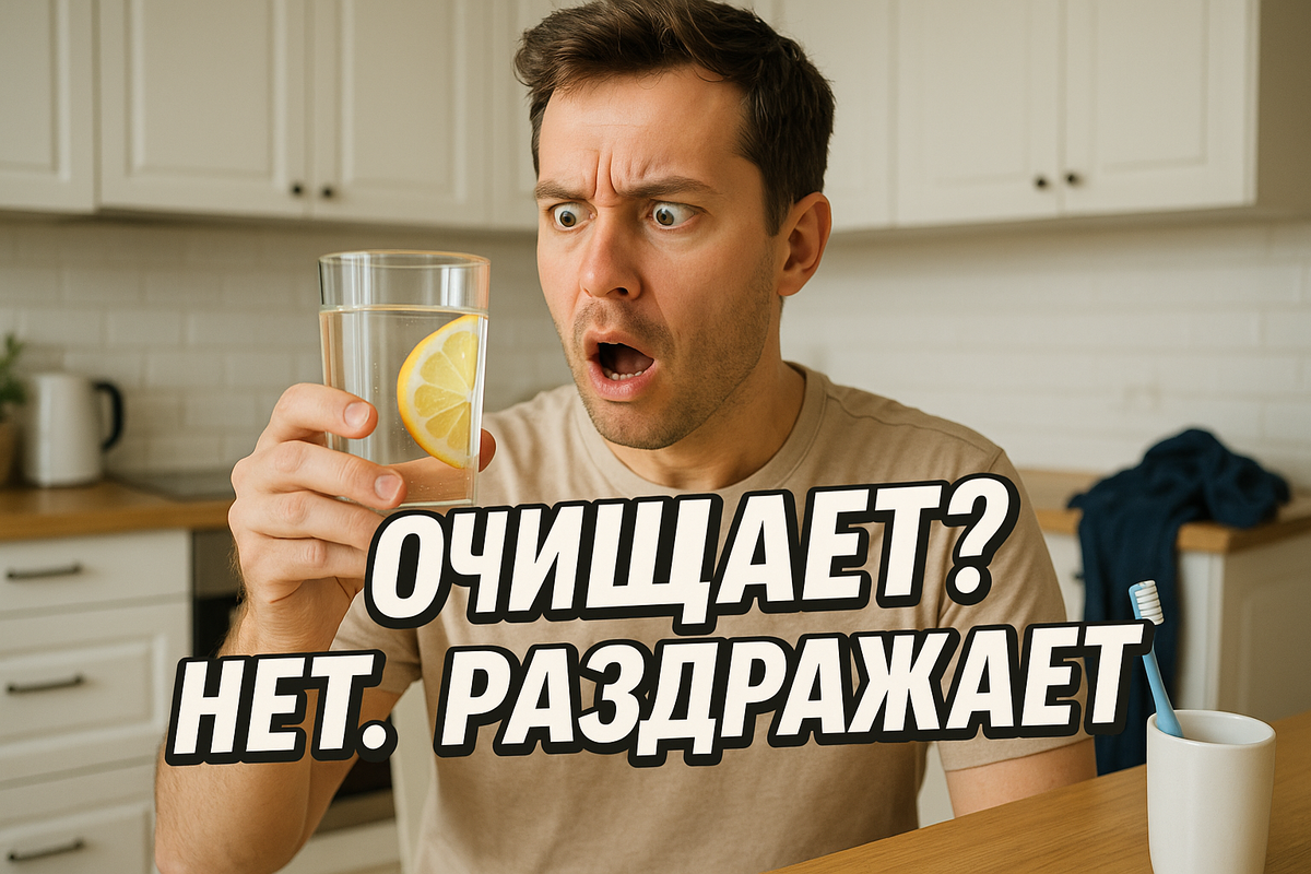 если у тебя гастрит - лимон с утра может стать твоим врагом