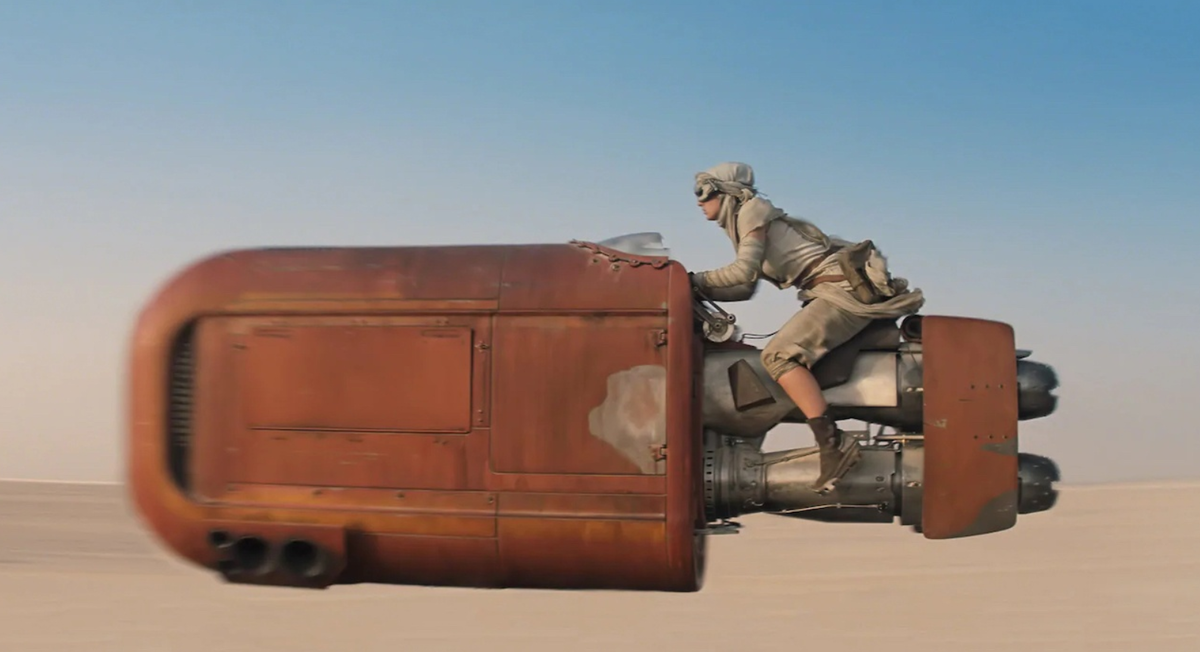 Типичная летающая машина из фантастики