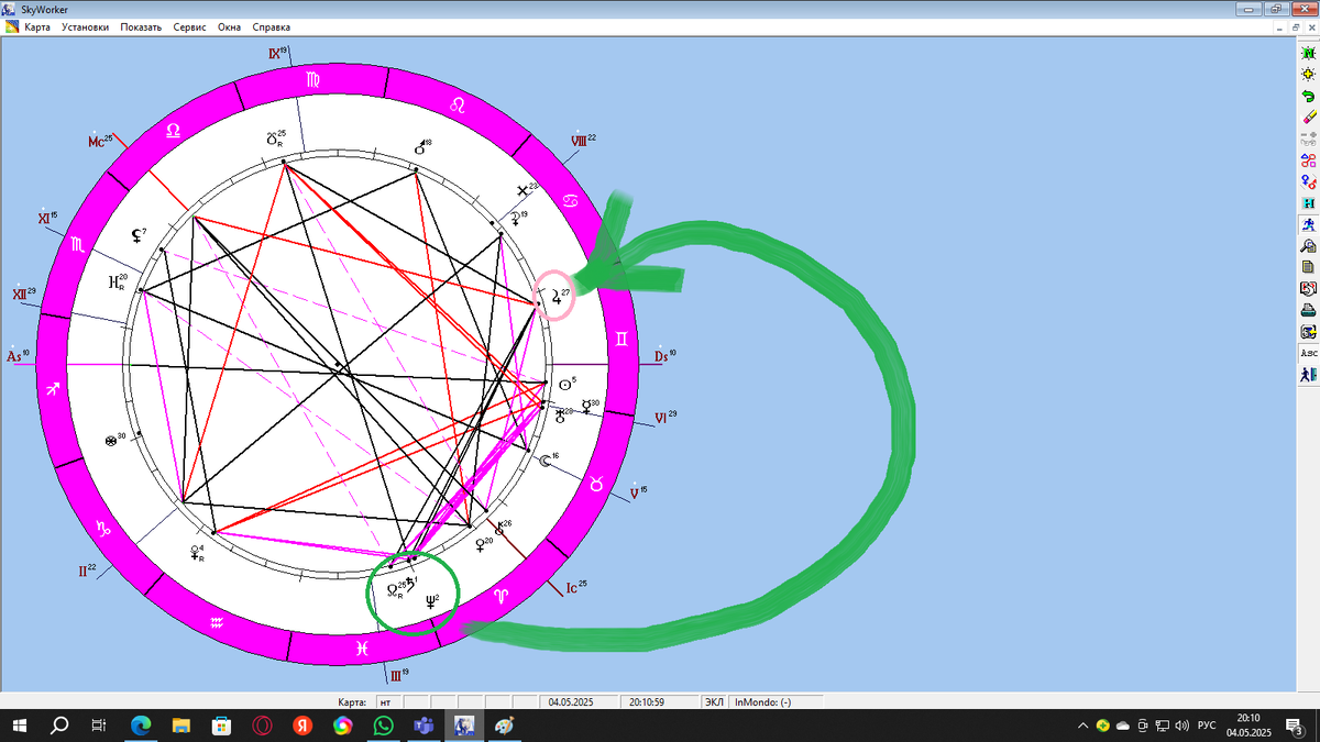 Переход Сатурна в Овен.