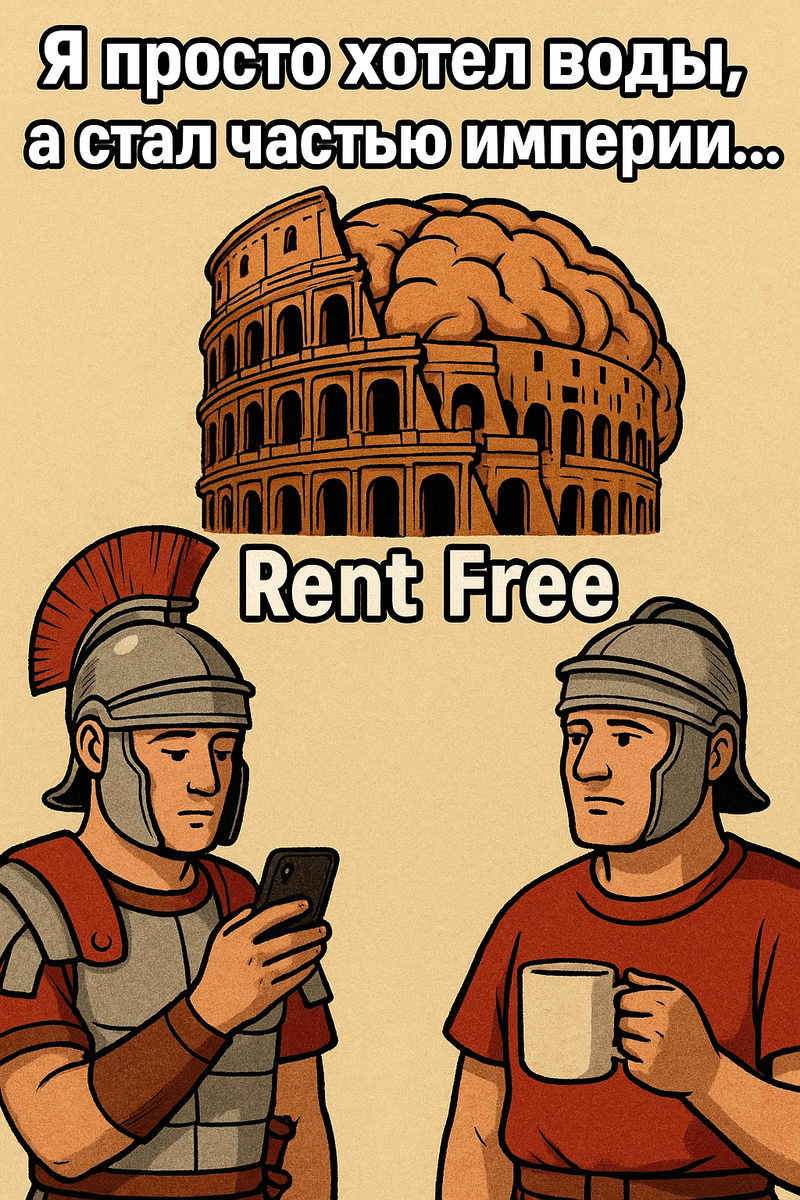 Спойлер: потому что Рим живёт в твоей голове бесплатно 🧠
