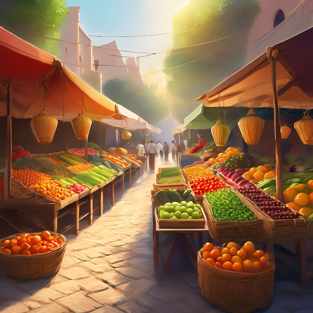 Рынок ранним утром