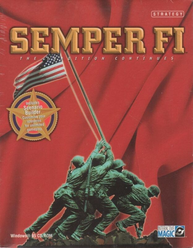 Обложка компьютерной игры Semper Fi, официальная, зарубежная версия