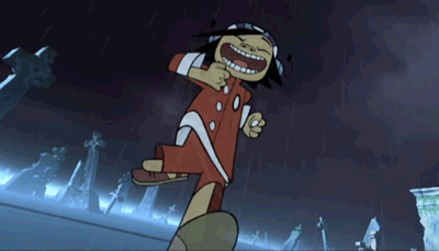 Нудл в клипе Clint Eastwood (2001)