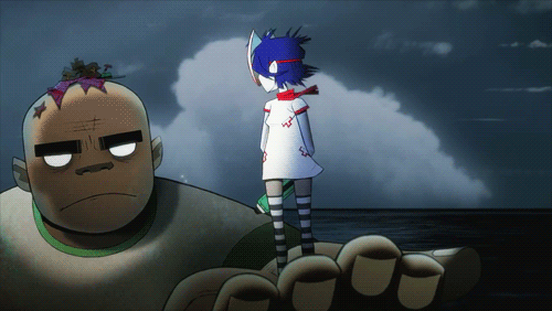 Рассел и Нудл в клипе Broken (2010)