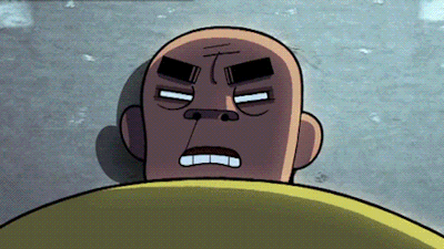 Дел вселяется обратно в тело Рассела в Jump the Gut (2000)