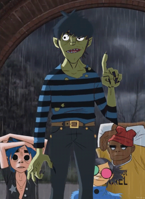 Мёрдок и остальные в клипе Saturnz Barz (2017)