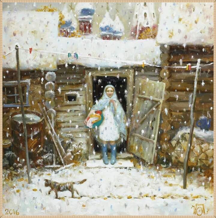 © Юлия Андреевна. Покров. Холст, масло. 2016.