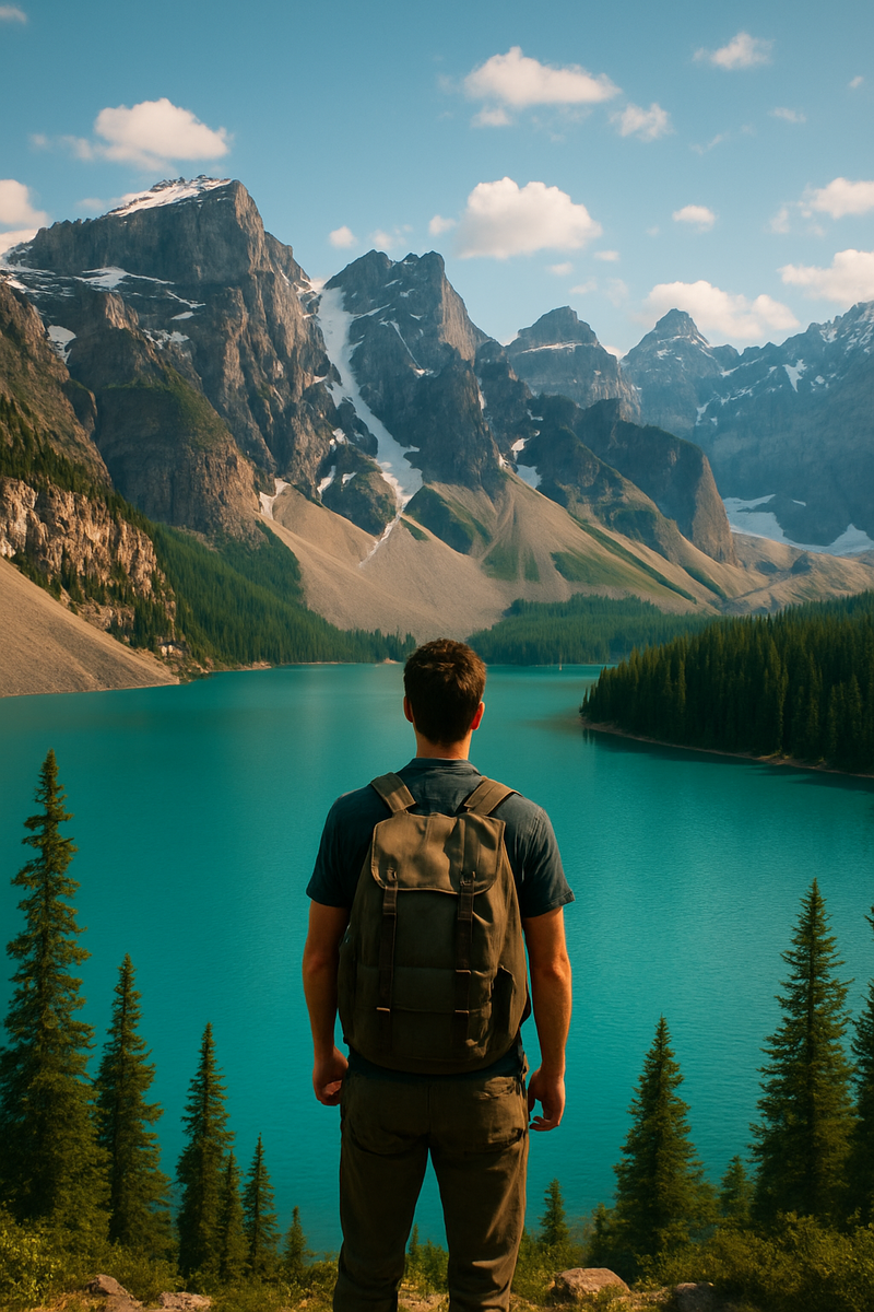 Природа Канады. Сгенерировано нейросетью.