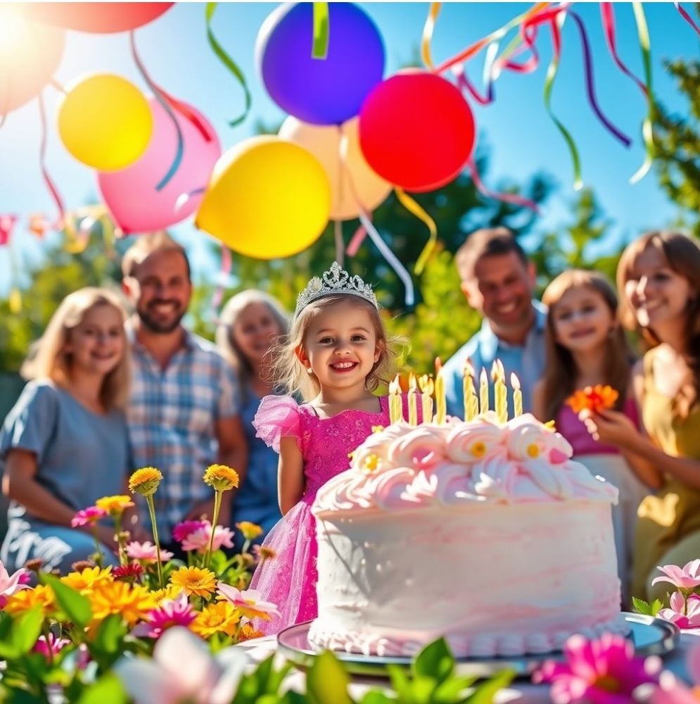 День рождения маленькой девочки (в качестве иллюстрации)