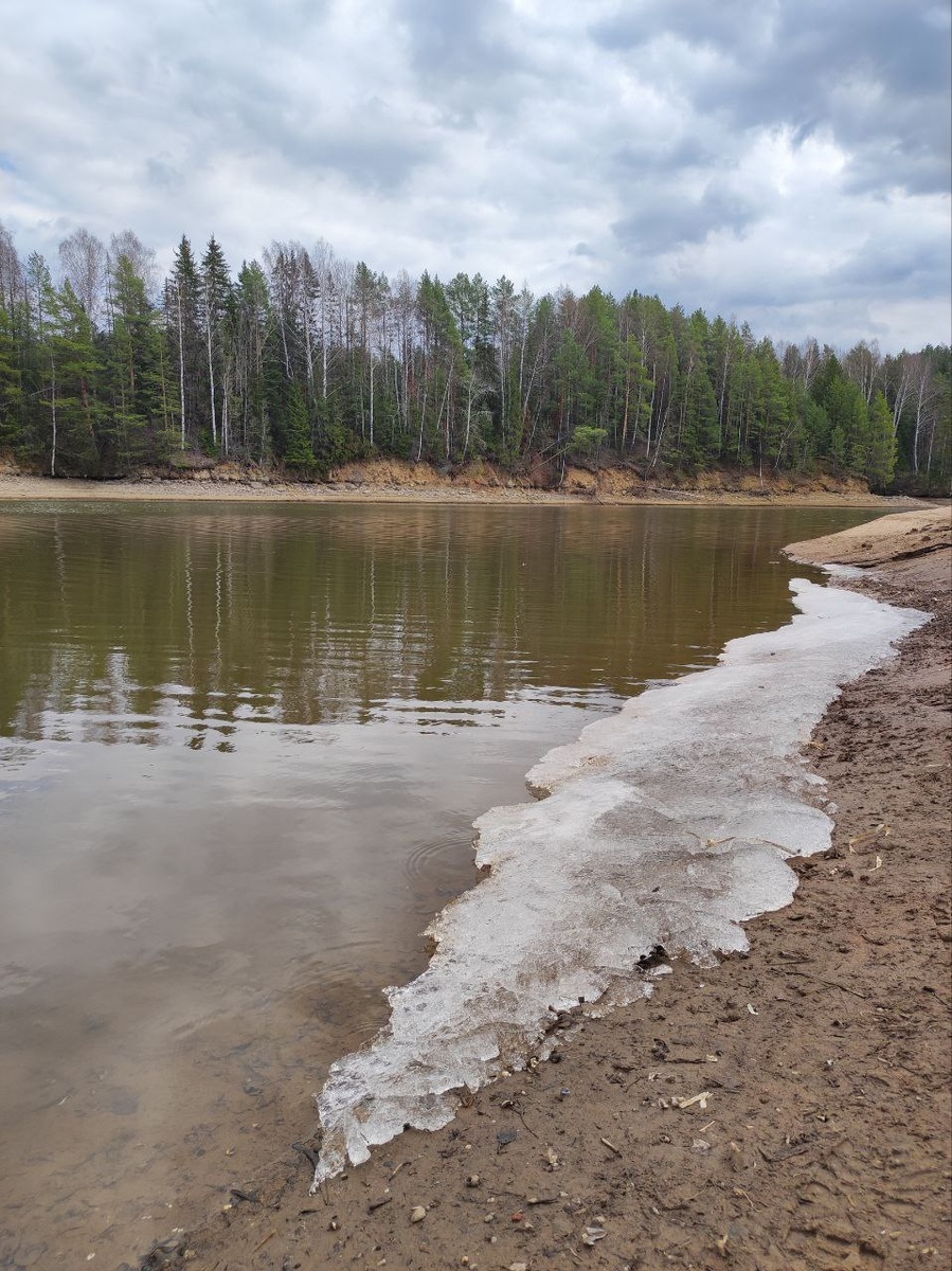 Остатки льда.