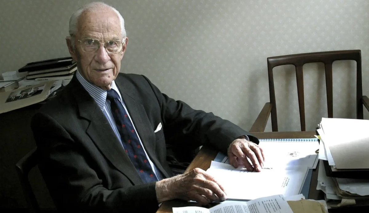 На этом фото ученому 105 лет