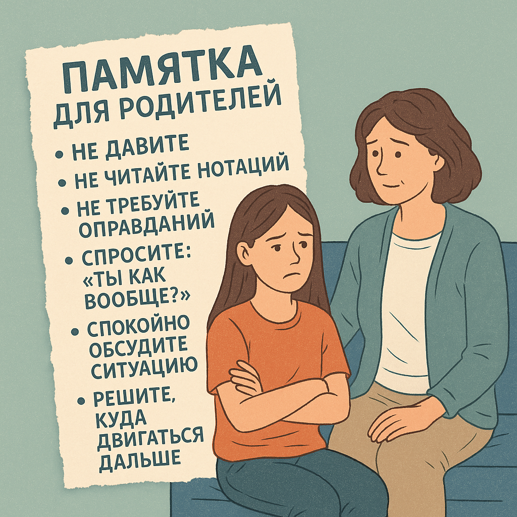 Памятка для родителей, когда кажется, что ребёнок забил на школу и учёбу