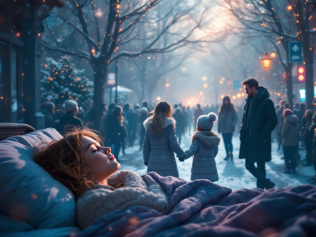    К чему такое снится: На зимнем улице много людей и среди них ребёнок, окружённый группой подростков. Один из подростков ухватил девочку за руку. В фоне виден взрослый человек, подходящий